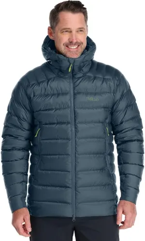 Rab Men's Electron Pro 800-Fill Down Hooded Jacket for Climbing and Mountaineering