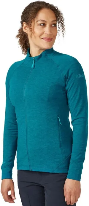 Rab Women's Nexus Stretch Fleece Jacket, Lightweight for Hiking, Climbing & Layering