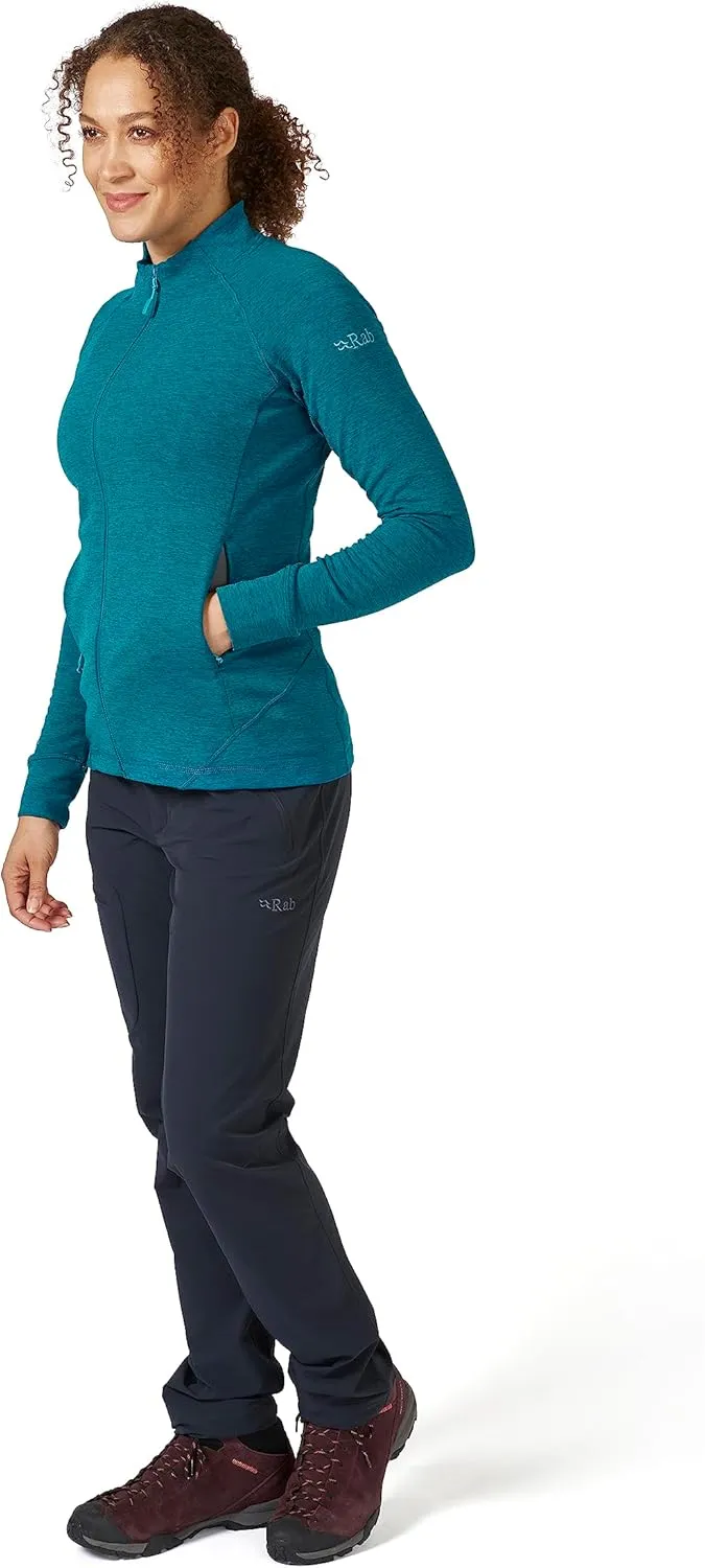 Rab Women's Nexus Stretch Fleece Jacket, Lightweight for Hiking, Climbing & Layering
