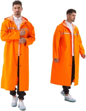 Rain Coats for Adults Rain Ponchos with Hoods Man Lightweight Raincoats Long Waterproof Jacket Windbreaker for Men Women