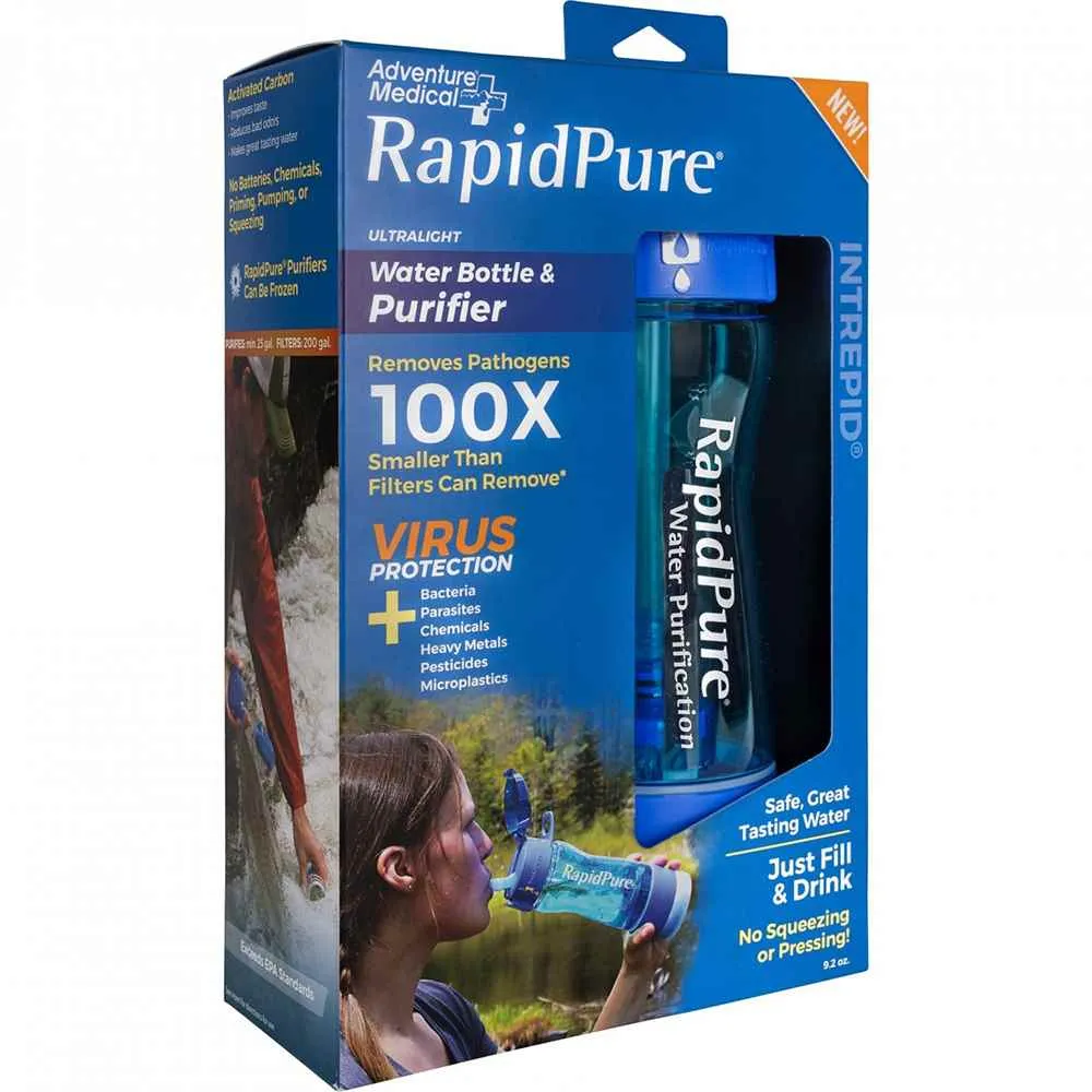 RapidPure Intrepid Bottle - Water Purification
