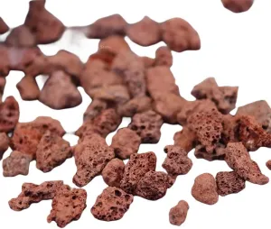 Red Volcanic Rock Succulent Plant Planting Bedding Granular Fish Tank Water Purification Materials