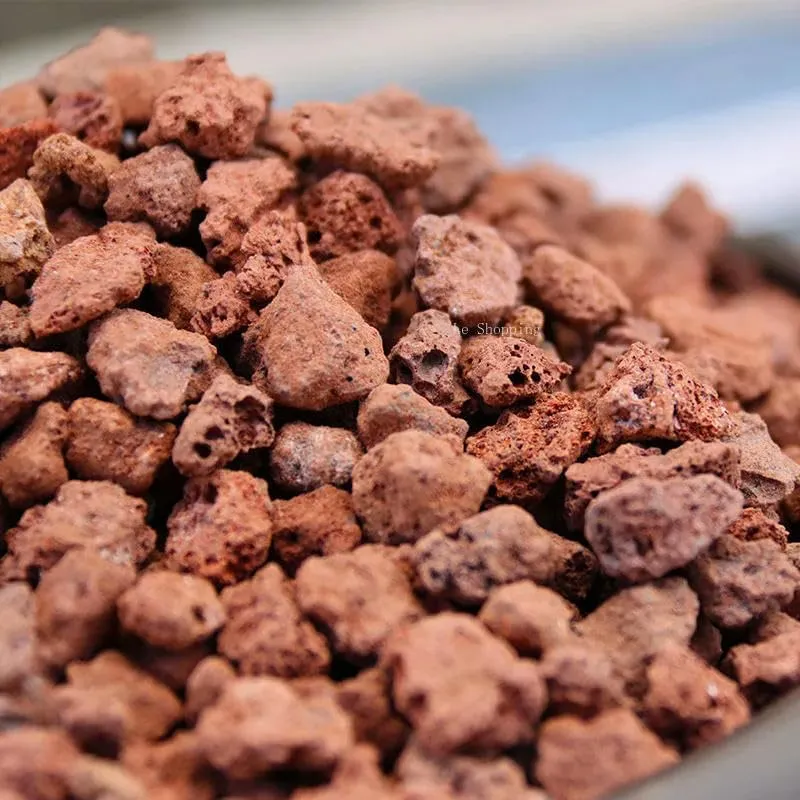 Red Volcanic Rock Succulent Plant Planting Bedding Granular Fish Tank Water Purification Materials