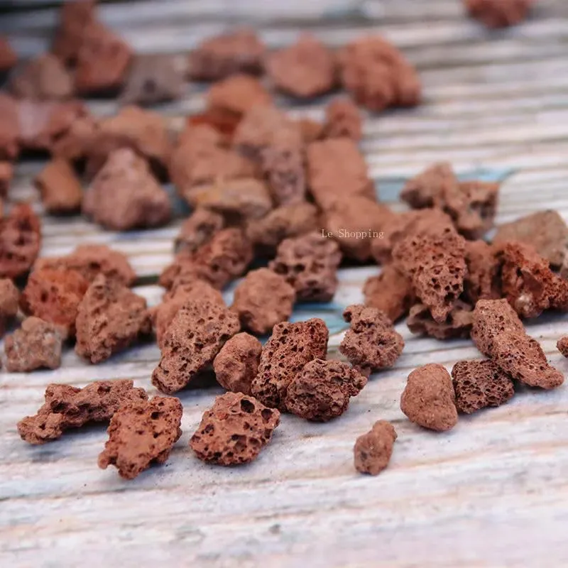 Red Volcanic Rock Succulent Plant Planting Bedding Granular Fish Tank Water Purification Materials