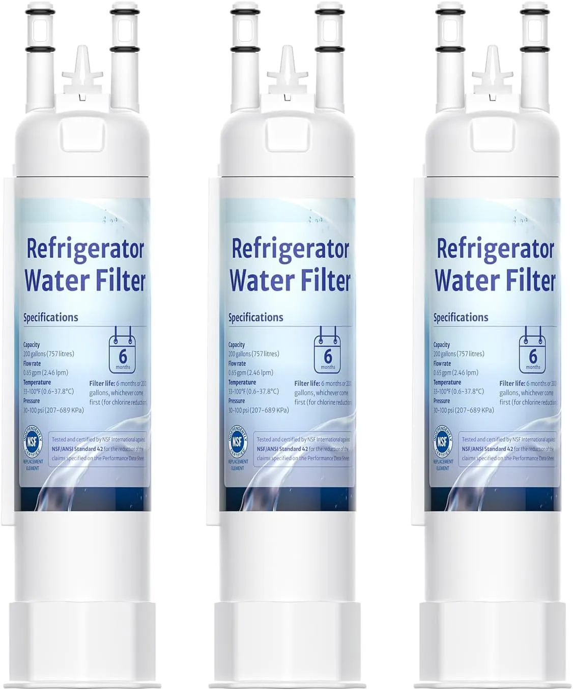 Replacement FPPWFU01 Water, Compatible with EPPWFU01 PureAdvantage PWF-1 PurePour PWF-1 FPPWFU01 (3 Pack) - Packaging May Vary