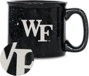 Rico Industries NCAA unisex-adult NCAA Speckle 15oz Laser Engraved Campfire Hot/Cold Mug