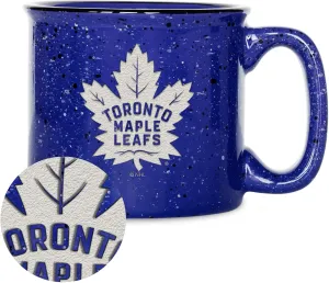 Rico Industries NHL Hockey Speckle 12oz Laser Engraved Campfire Mug