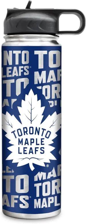 Rico Industries NHL Hockey Stainless Steel Tumbler with Lid - Great For Coffee, Tea, Water or Cocktails