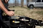 Rough Country Overland Collapsible Fire Pit Stainless Steel Grill Grate