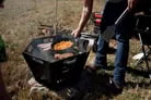 Rough Country Overland Collapsible Fire Pit Stainless Steel Grill Grate