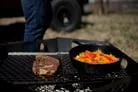 Rough Country Overland Collapsible Fire Pit Stainless Steel Grill Grate