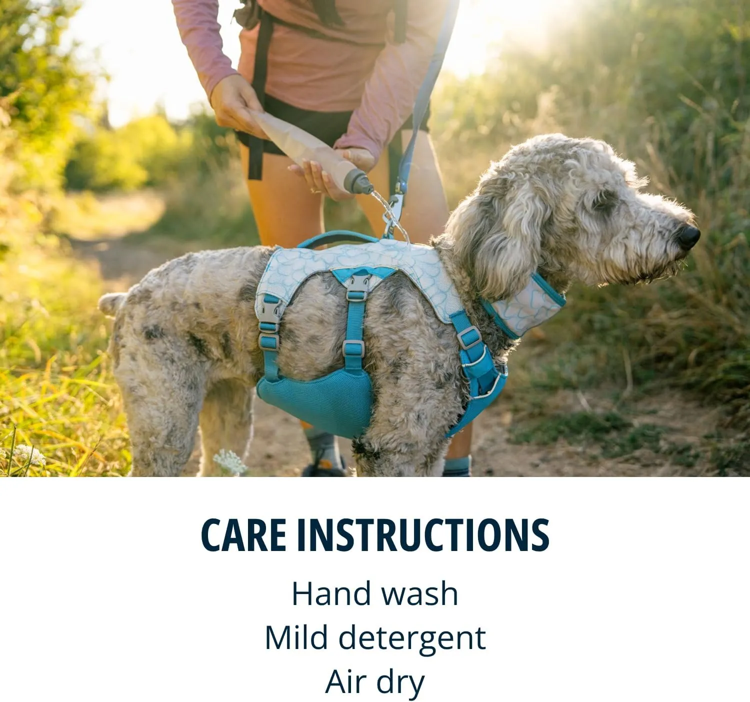 Ruffwear, Swamp Cooler Dog Harness, Lightweight with Evaporative Cooling for Hot Weather, Graphite Gray, Small