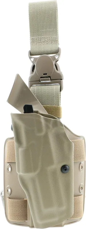 Safariland 6355 Earth Brown ALS Automatic Lock Quick Release Leg Harness Tactical Gun Holster