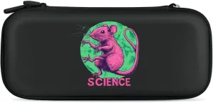 Scientific Mutant Mice Compatible with Switch Carrying Case Hard Travel Game Bag Pouch with 15 Games Accessories