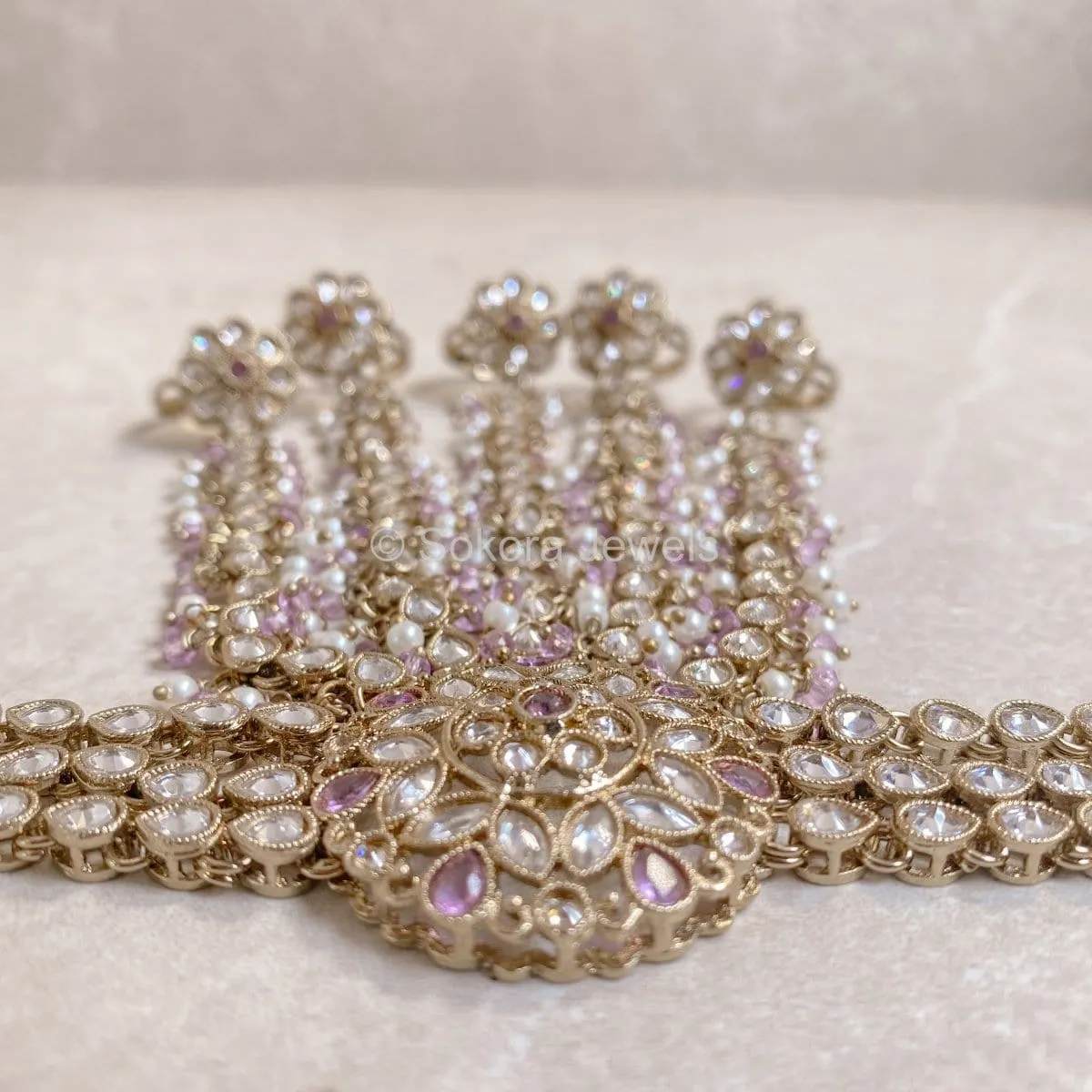 Seema Hand Harness - Light Purple