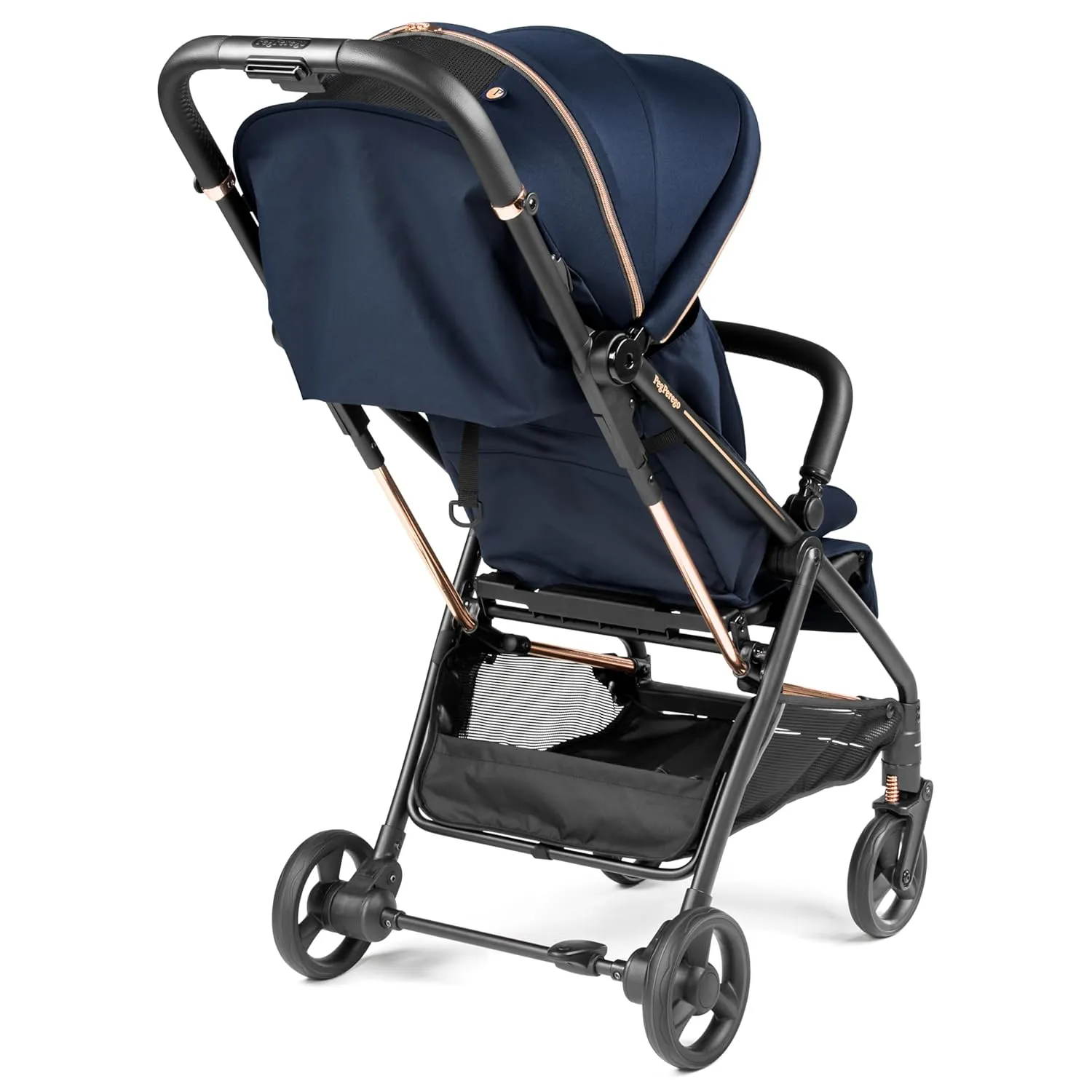 Selfie Plus Lightweight and Compact Stroller- Blue Shine (Blue & Copper)