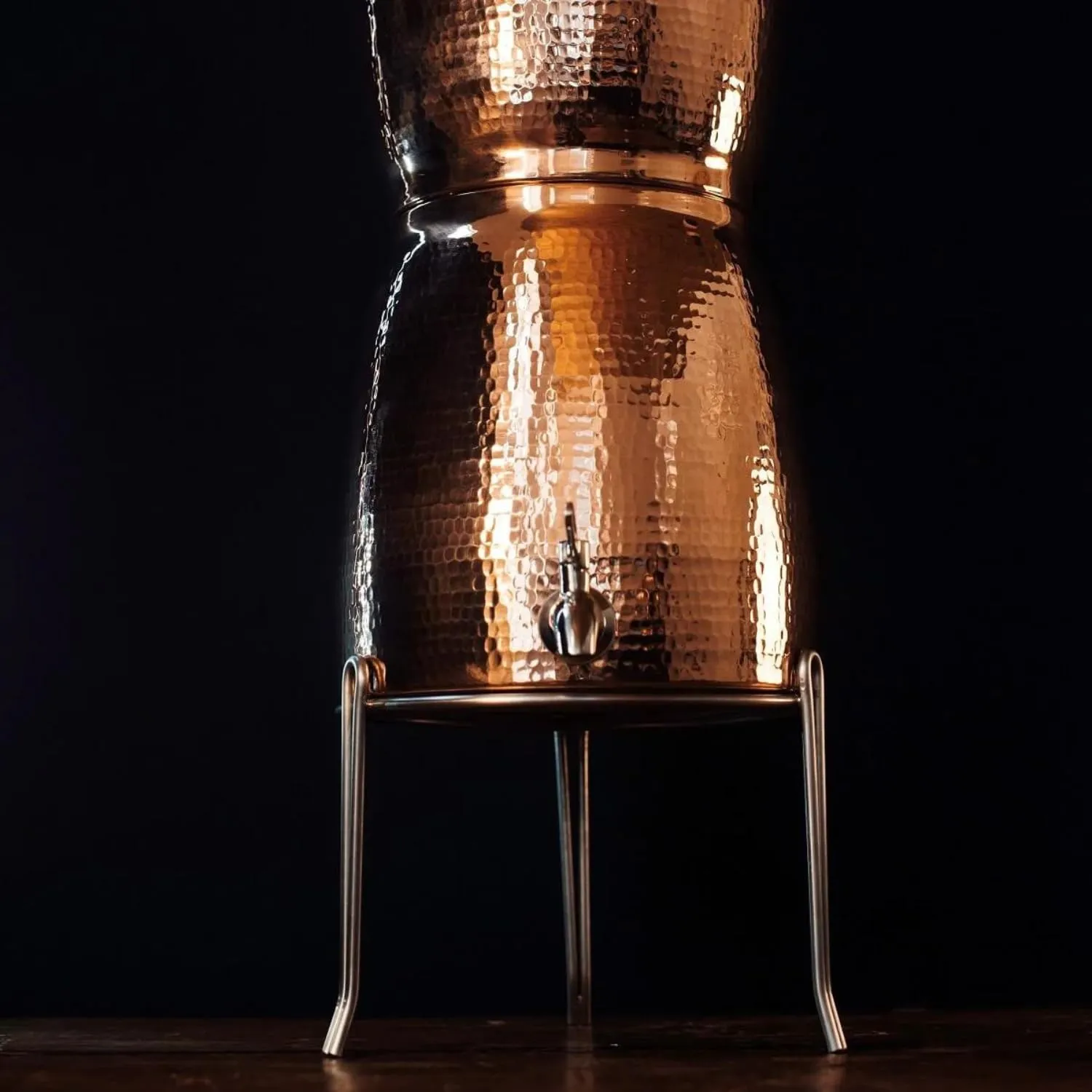 Sertodo Sana Vida Copper Water Filter System | 2 Gal Capacity | Stainless Steel Spigot Included | Filters and Stand not Included