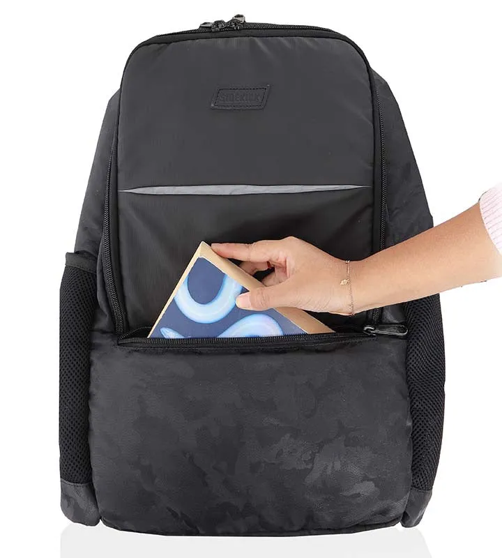 SideKick Falcon Backpack with Waterproof Rain Cover (Black Camo)