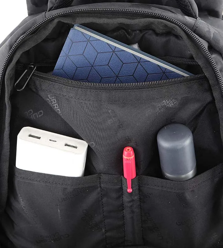 SideKick Falcon Backpack with Waterproof Rain Cover (Black Camo)