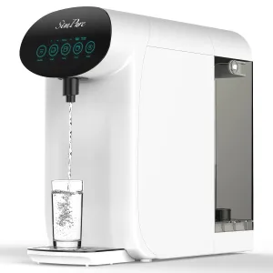 SimPure Y7P-W UV Countertop Reverse Osmosis Water Filter, NSF/ANSI 58 Certified, 5 Stage RO Water Filtration System, Water Purifier for Home, 4: 1 Pure to Drain, BPA Free (No Installation Required)