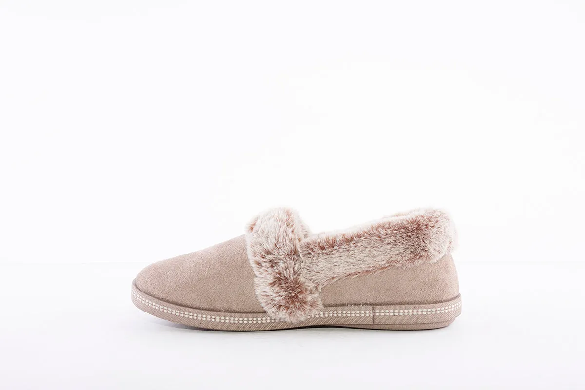 SKECHERS - COZY CAMPFIRE TEAM TOASTY-FULL SLIPPER - TAUPE