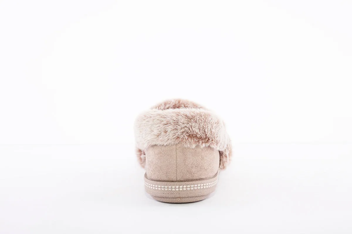 SKECHERS - COZY CAMPFIRE TEAM TOASTY-FULL SLIPPER - TAUPE