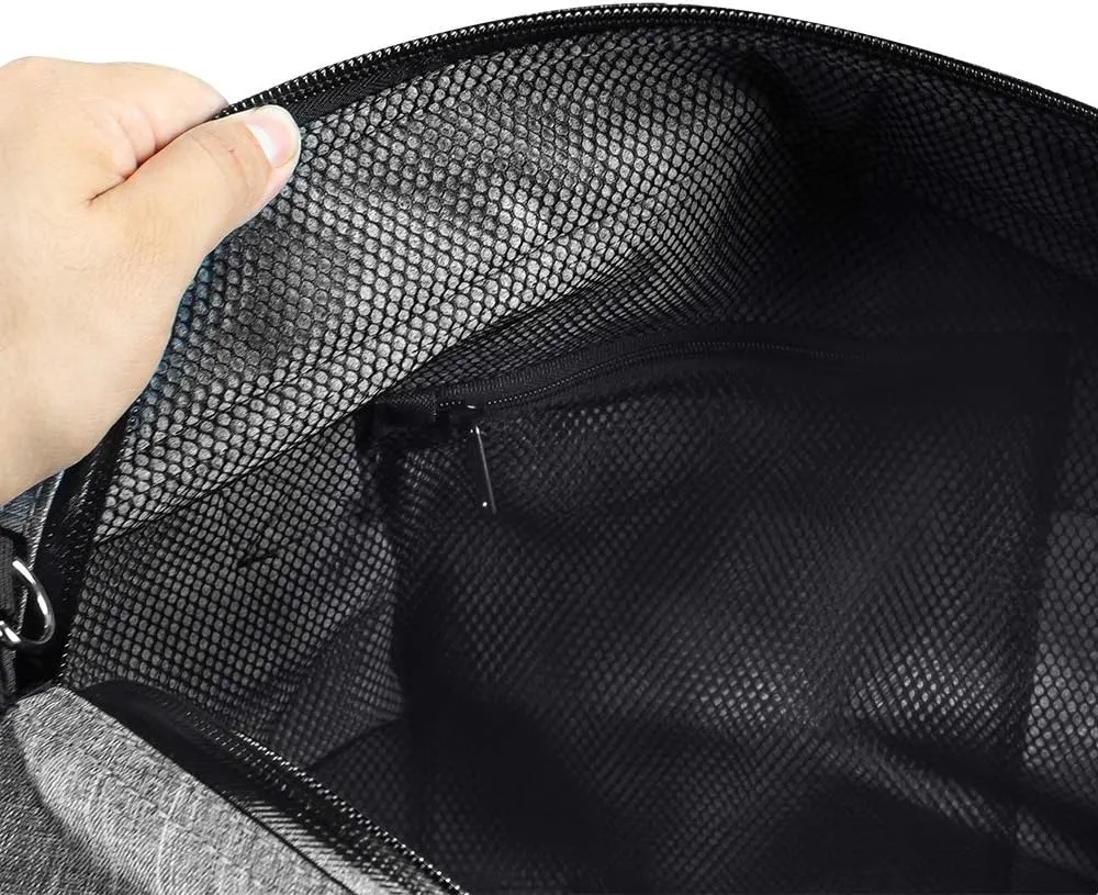 Skunk Medium Midnight Duffel - Smell Proof - Water Proof - Hydroponics (Black)