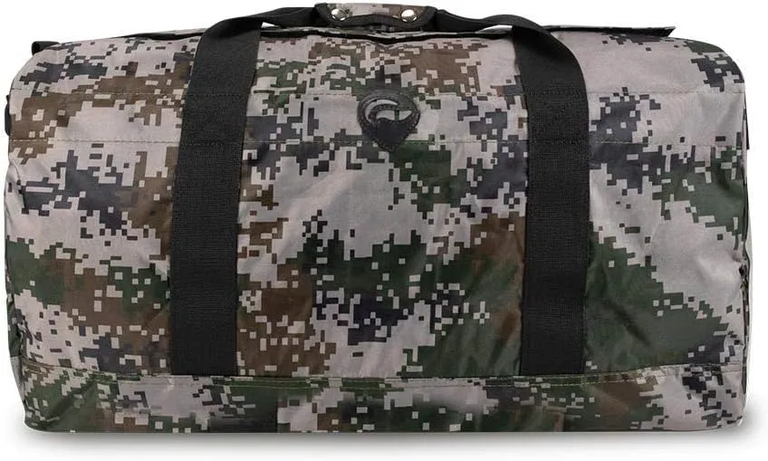 Skunk Medium Midnight Duffel - Smell Proof - Water Proof - Hydroponics (Green Pixel Camo)