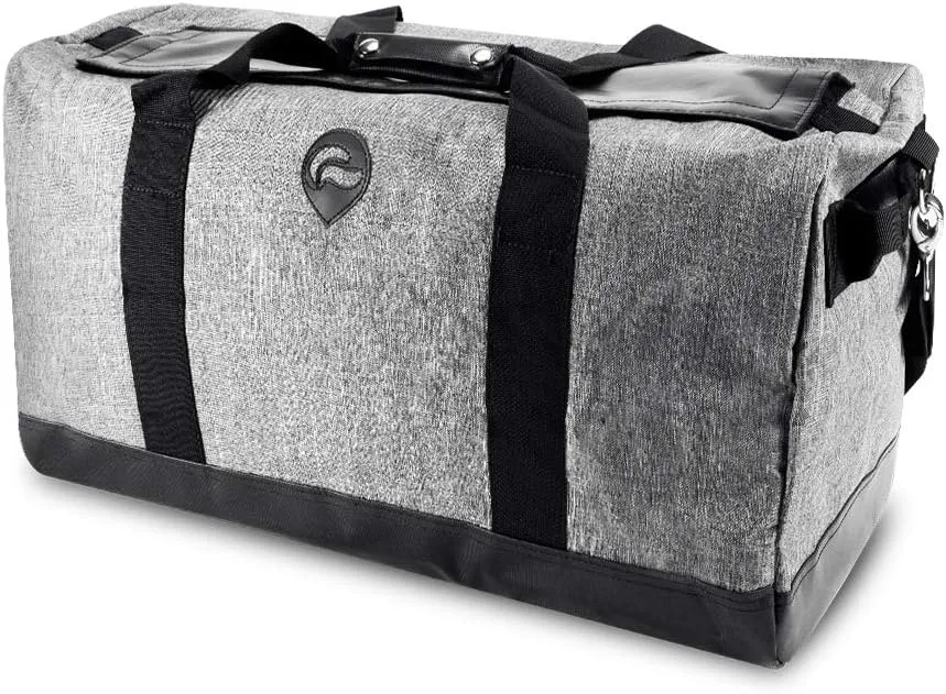 Skunk Medium Midnight Duffel - Smell Proof - Weather Resistant (Gray)
