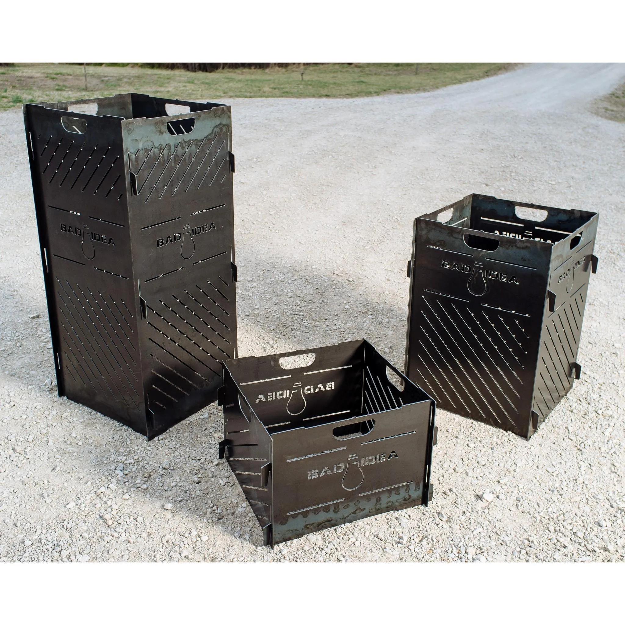 Small Pyro Cage Incinerator Portable Fire Pit 16"