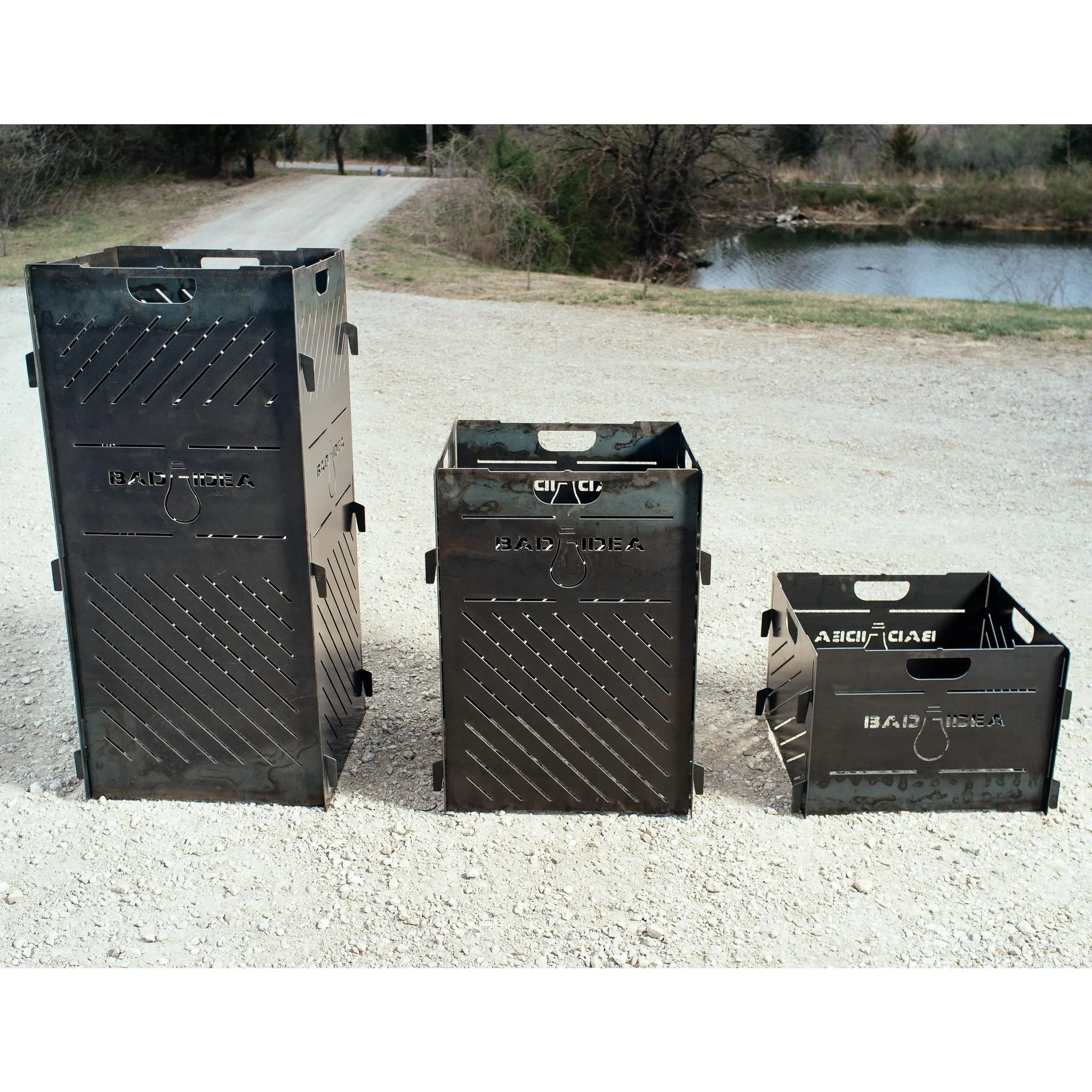 Small Pyro Cage Incinerator Portable Fire Pit 16"