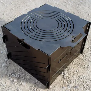 Small Pyro Cage Incinerator Portable Fire Pit 16"