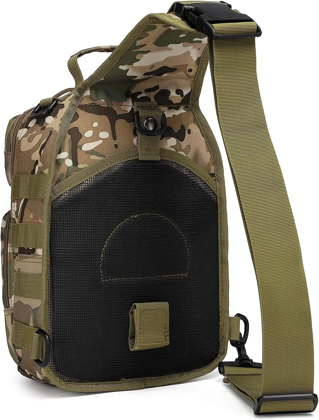 Small Tactical Military Backpack Sling Crossbody Holster Bag For Men CCW Sling Bag 10L