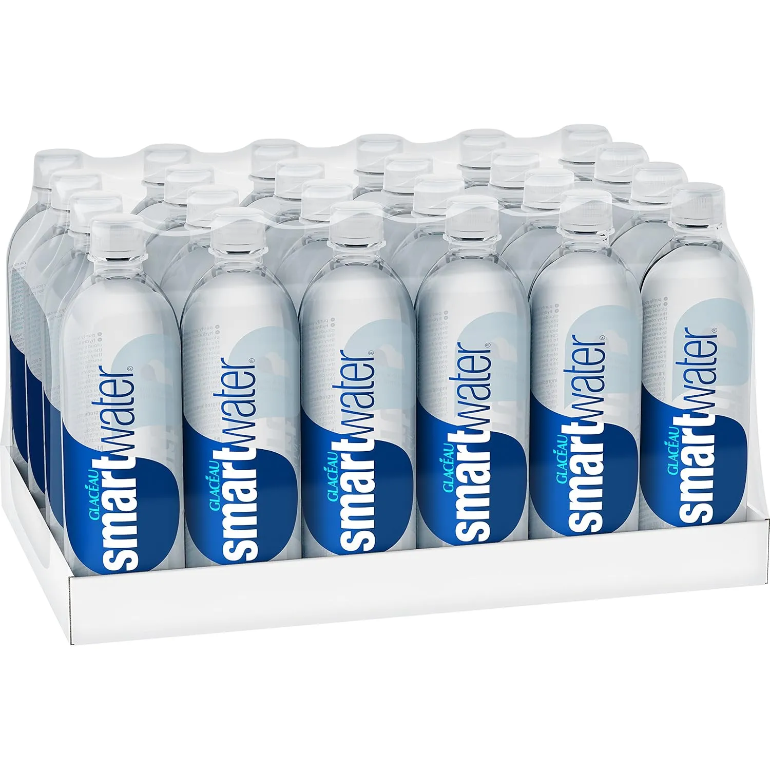 smartwater vapor distilled premium water bottles, 20 fl oz, 24 Pack
