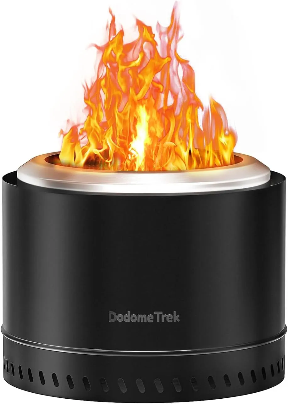 Smokeless Fire Pit, Portable Firepit Outdoor, 14 Inch Inky