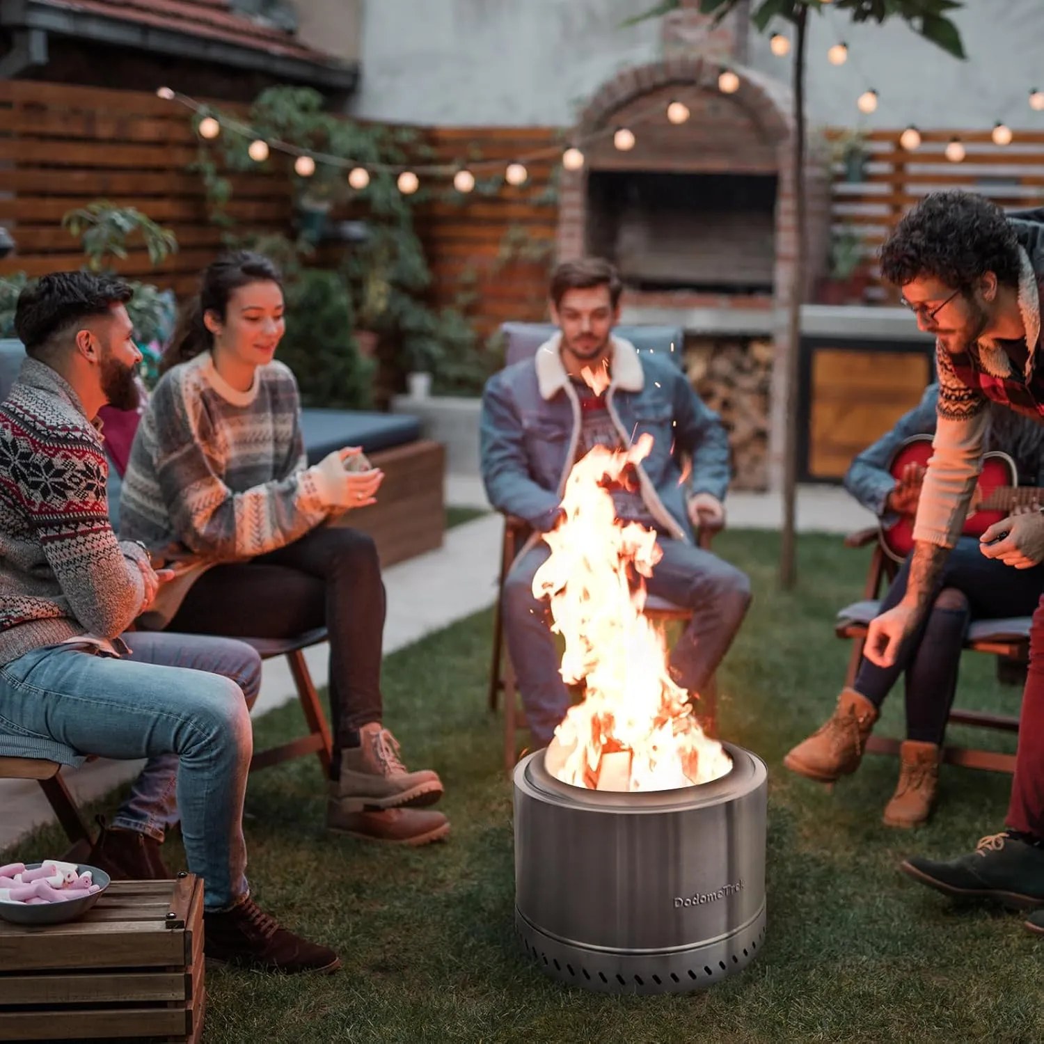 Smokeless Fire Pit, Portable Firepit Outdoor, 14 Inch Inky