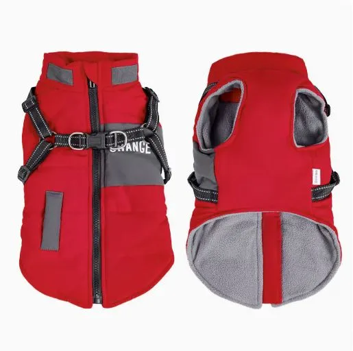 SnugDox Adjustable Dachshund Harness Jacket – Perfect for Cold Weather