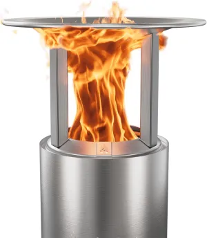 Solo Stove Mesa Heat Deflector, with 3 Detachable Legs, Accessory for Mesa Fire Pit, Captures and redirects Warmth, 304 Stainless Steel (HxDia) 5 x 7.75 in, 1.4 lbs