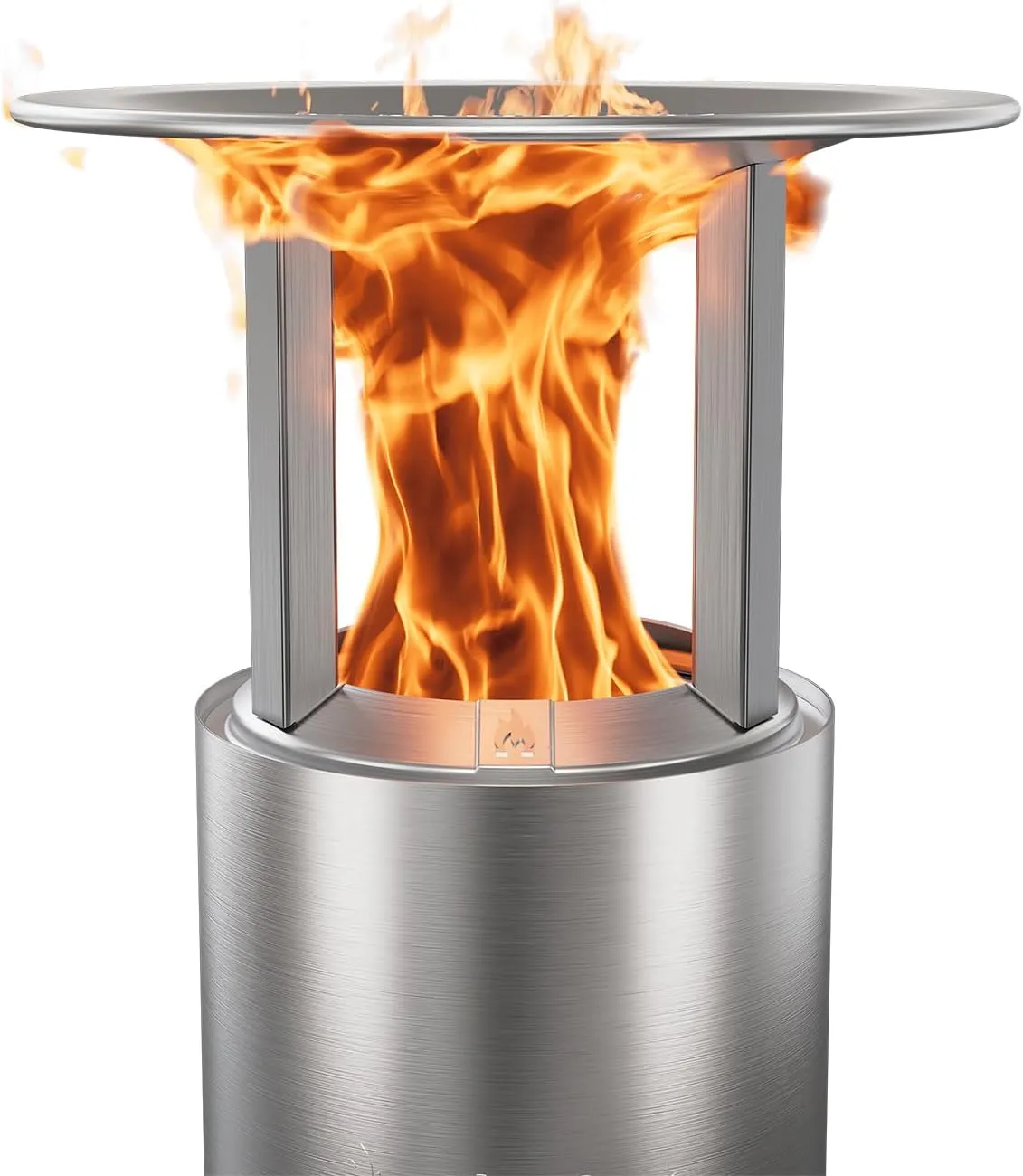 Solo Stove Mesa Heat Deflector, with 3 Detachable Legs, Accessory for Mesa Fire Pit, Captures and redirects Warmth, 304 Stainless Steel (HxDia) 5 x 7.75 in, 1.4 lbs