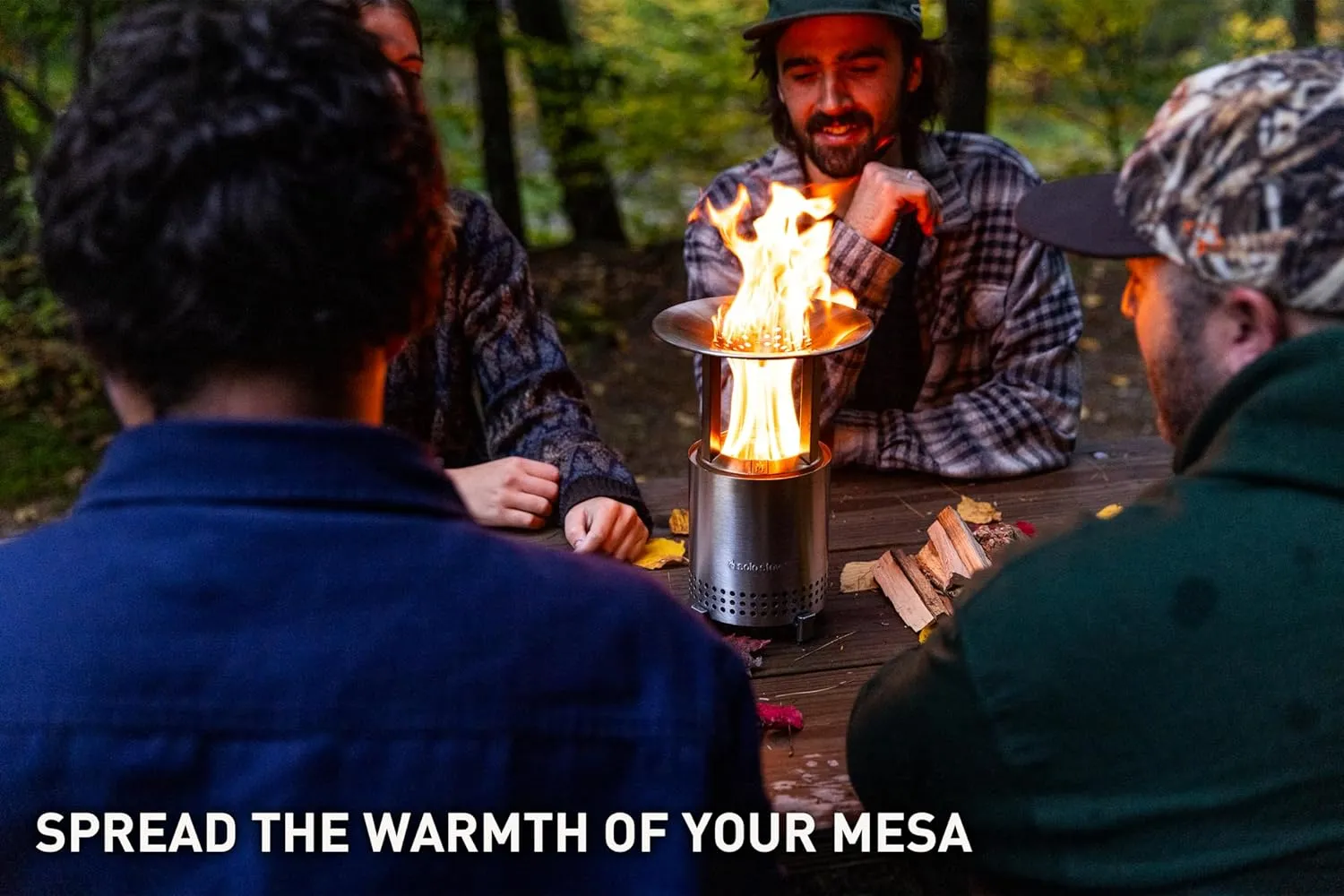 Solo Stove Mesa Heat Deflector, with 3 Detachable Legs, Accessory for Mesa Fire Pit, Captures and redirects Warmth, 304 Stainless Steel (HxDia) 5 x 7.75 in, 1.4 lbs