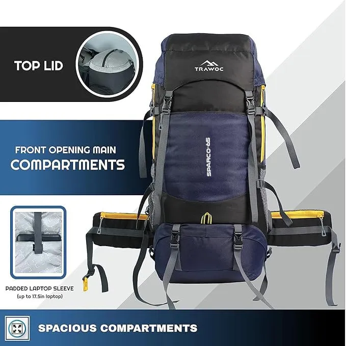 SPARCO-65 Rucksack - Navyblue