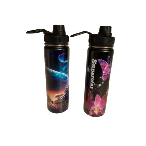 Stainless Steel Insulated Water Bottle with Spout Lid 25oz