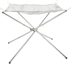 Stainless Steel Mesh Fire Pit, Portable Mesh Fire Pit Collapsible Barbecue Grill with Folding Tripod Design for Outdoor Cooking Barbecue Party Heating