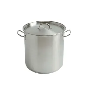 Stainless Steel Stockpot & With Lid - 16L