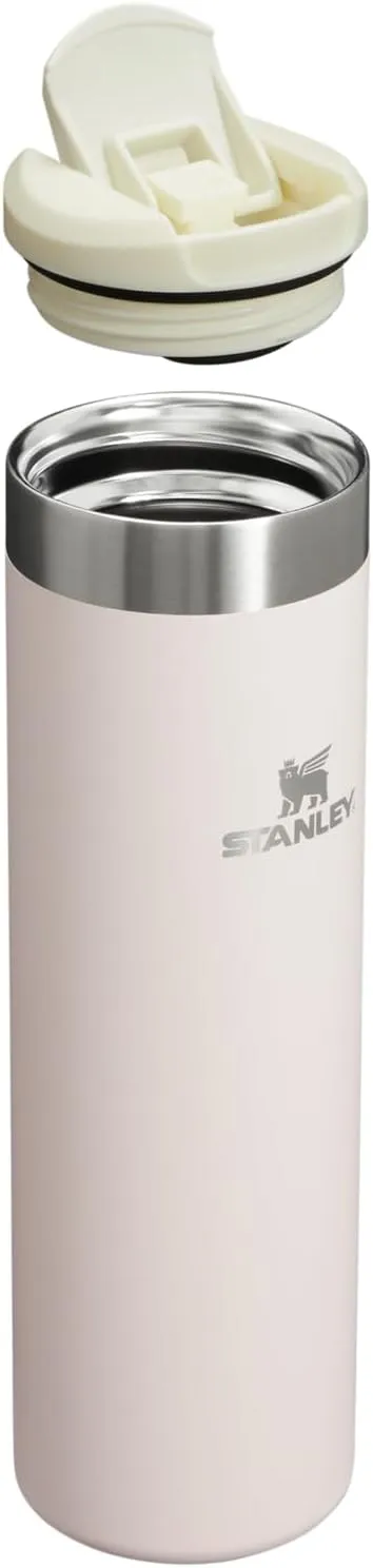 Stanley AeroLight Transit Bottle 20 oz | Locking Drink Through Lid | Leak Resistant Water Bottle or Coffee Travel Mug | Lightweight Insulated Stainless Steel | BPA-Free | Rose Quartz
