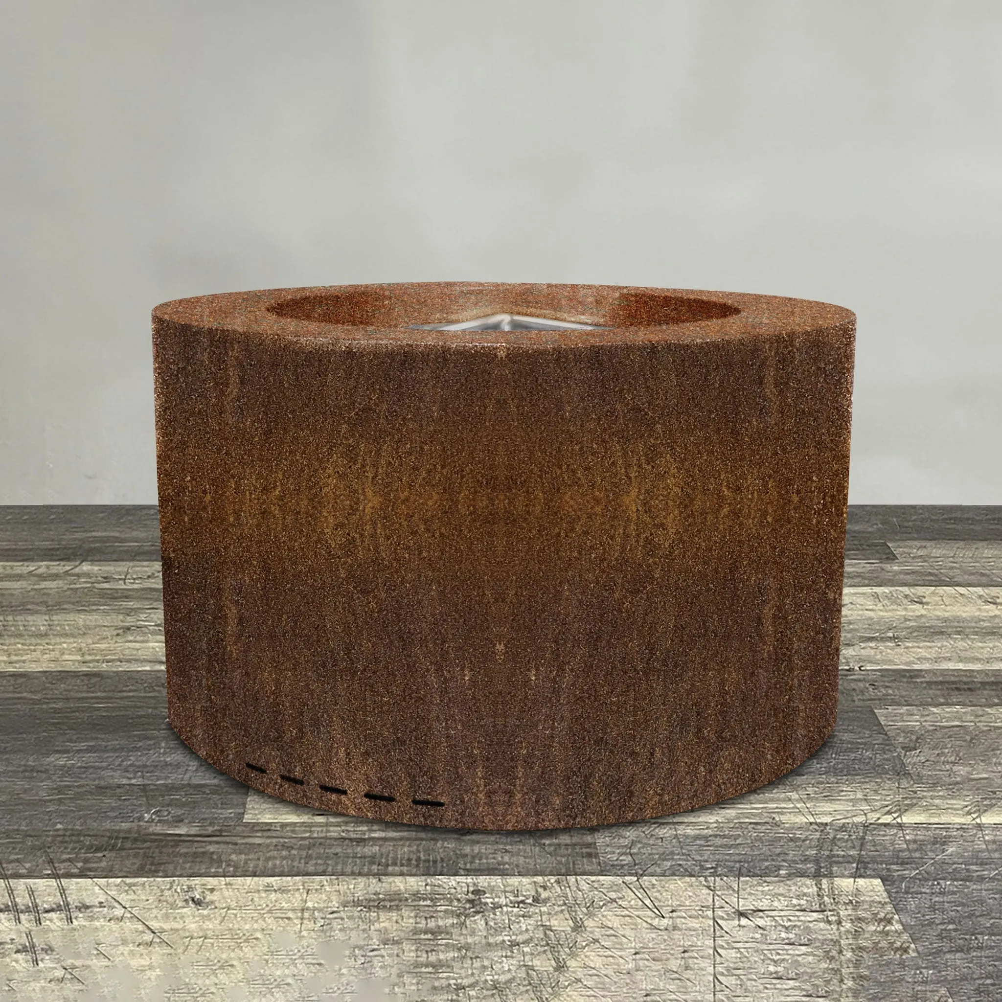 Starfire Designs Metal Gravity 36" Round Corten Steel Gas Fire Pit