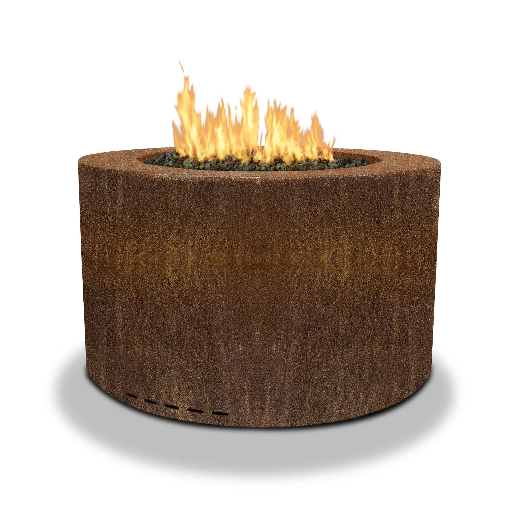 Starfire Designs Metal Gravity 36" Round Corten Steel Gas Fire Pit