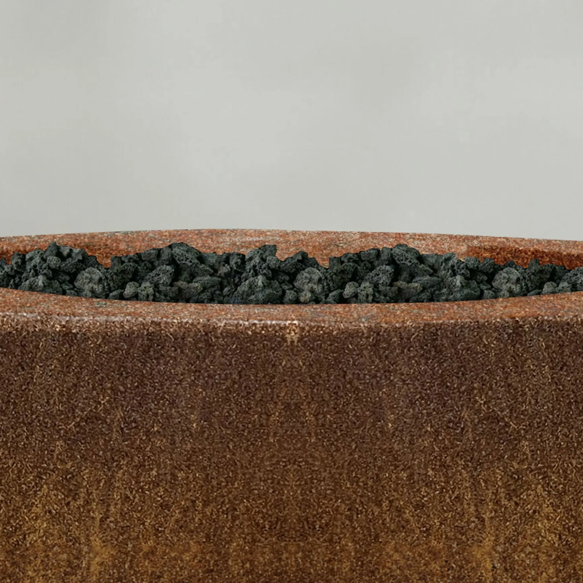 Starfire Designs Metal Gravity 36" Round Corten Steel Gas Fire Pit