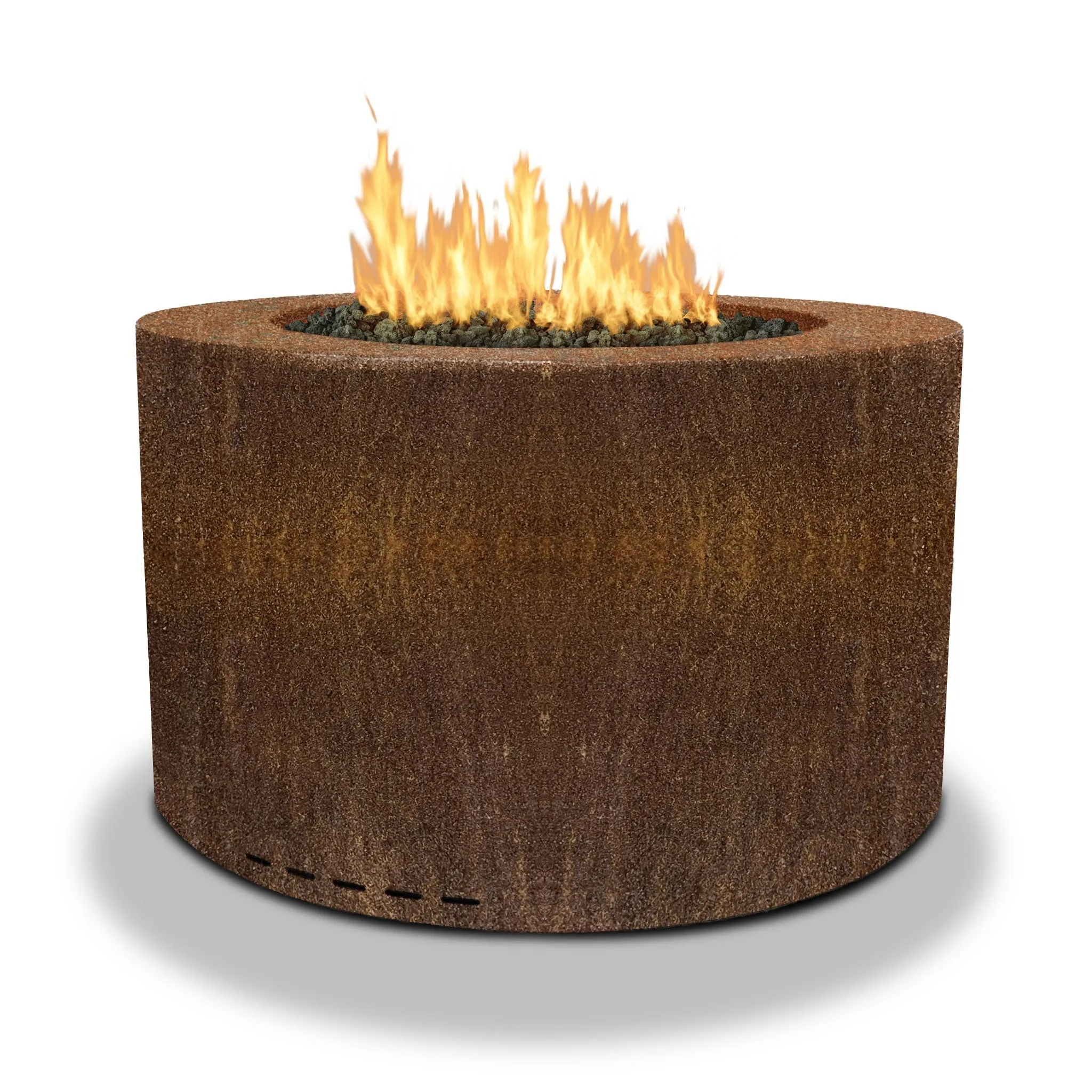 Starfire Designs Metal Gravity 45" Round Corten Steel Gas Fire Pit