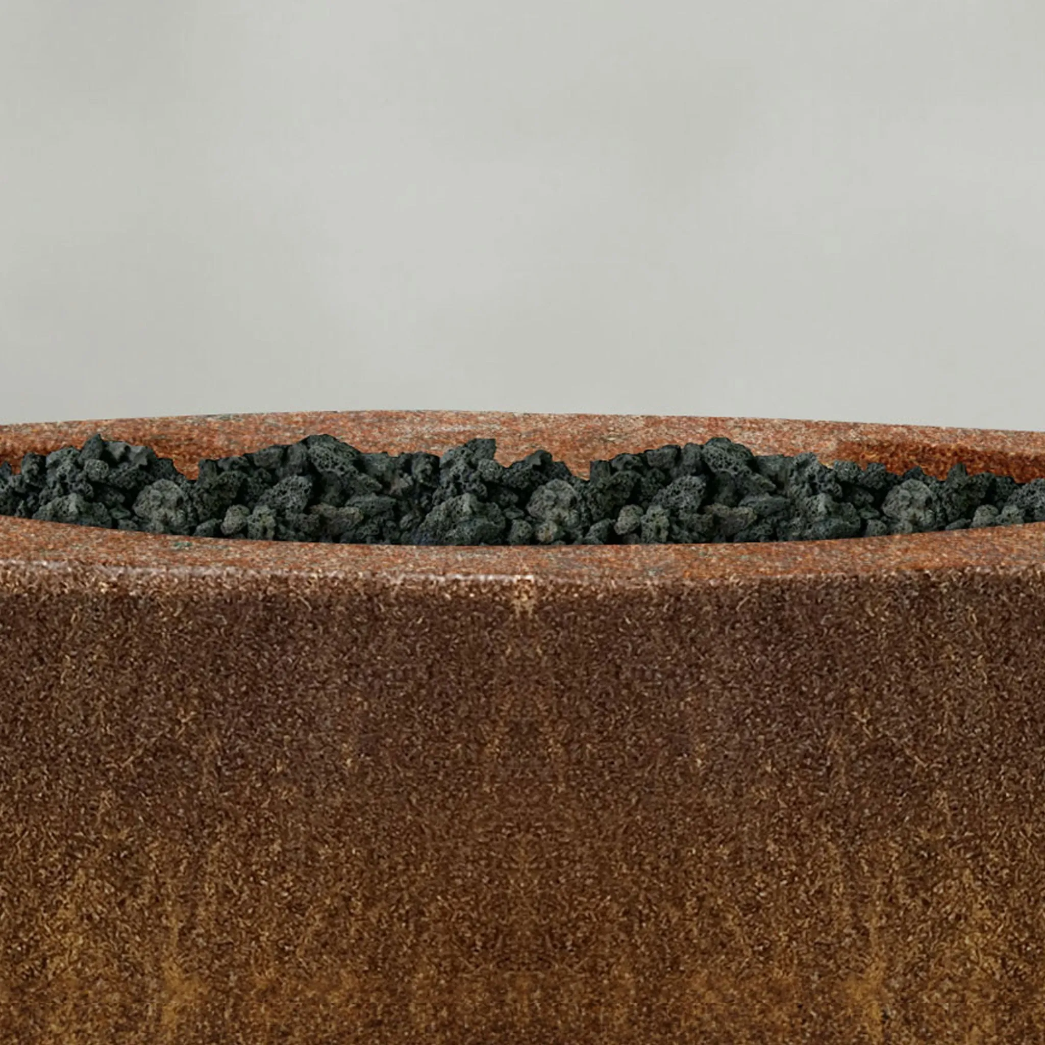 Starfire Designs Metal Gravity 45" Round Corten Steel Gas Fire Pit